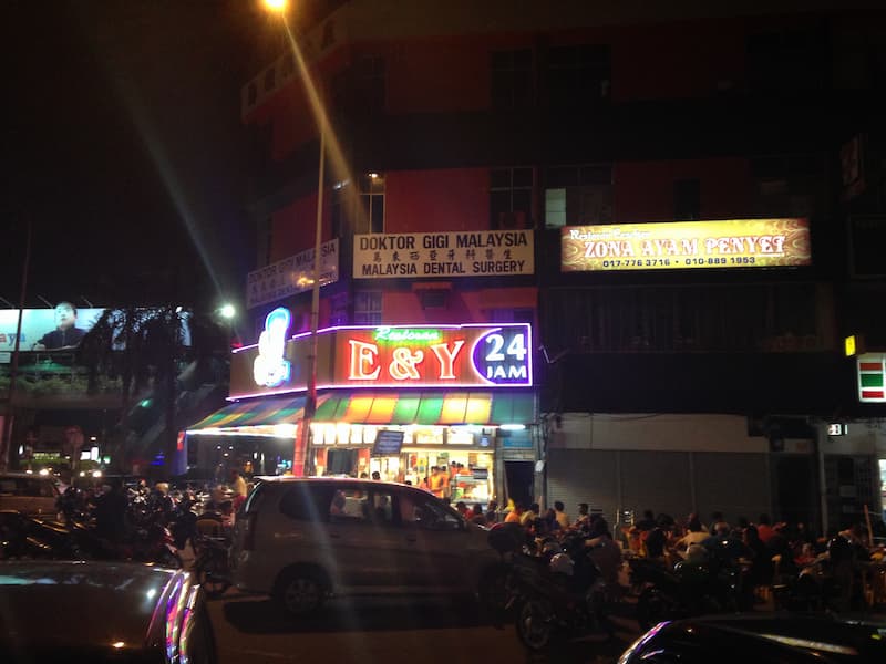 The night view in Johor bahru