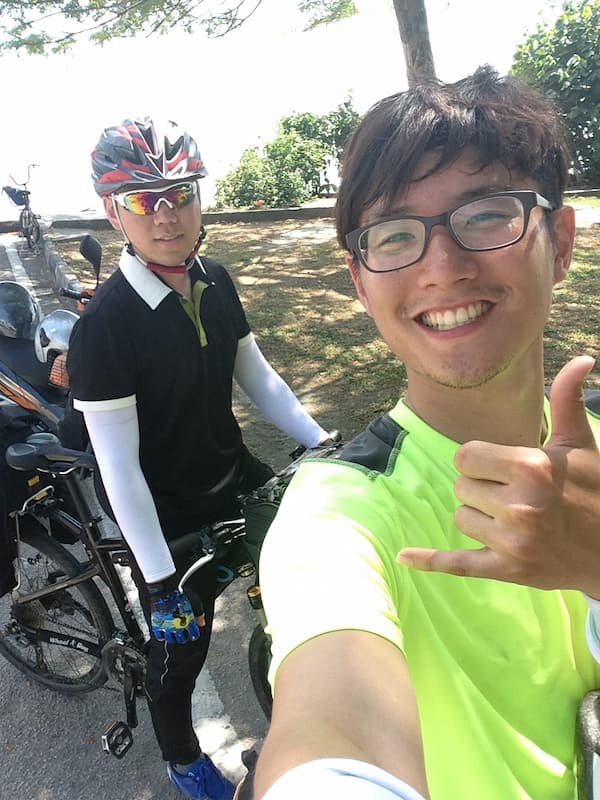 Blogger and friend