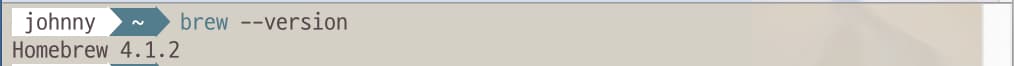 Homebrew command to check the version of itself Homebrew command to check the version of itself
