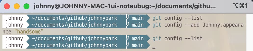 Git command to add variable and value into config file Git command to add variable and value into config file