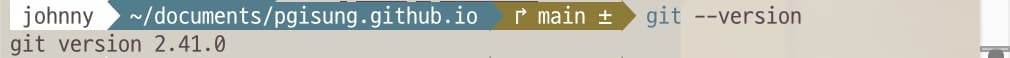 Git command to check the version of itself Git command to check the version of itself