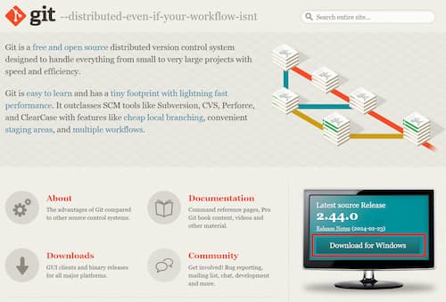 Git official website Git official website