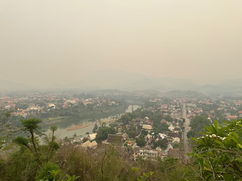 Luang Prabang city view