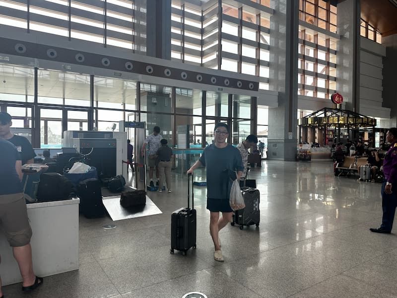Security check for the train