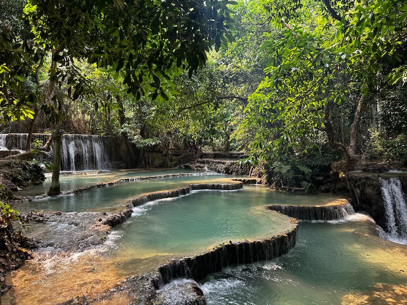 Kuang Si waterfall