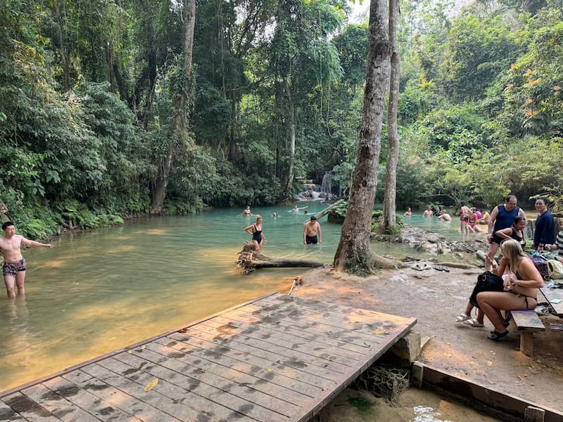 Kuang Si waterfall