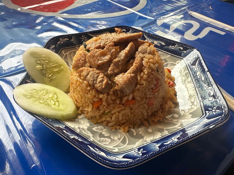 The lunch menu for friend