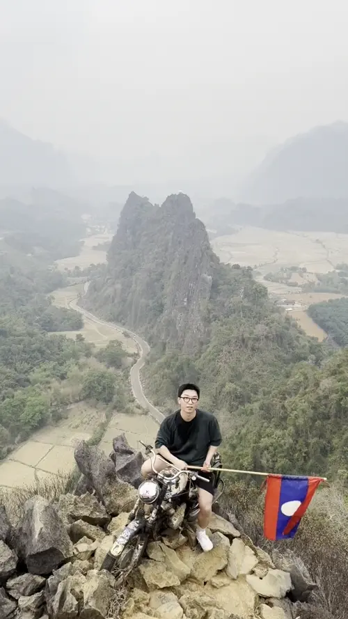 남싸이 전망대에서 친구