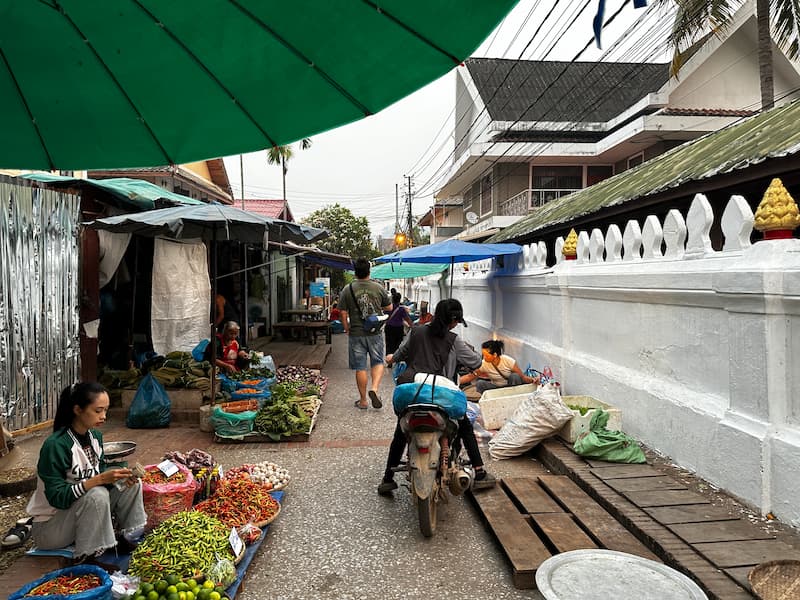Luang Prabang morning market