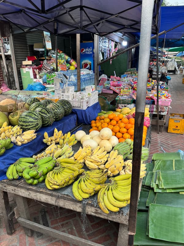 Luang Prabang morning market
