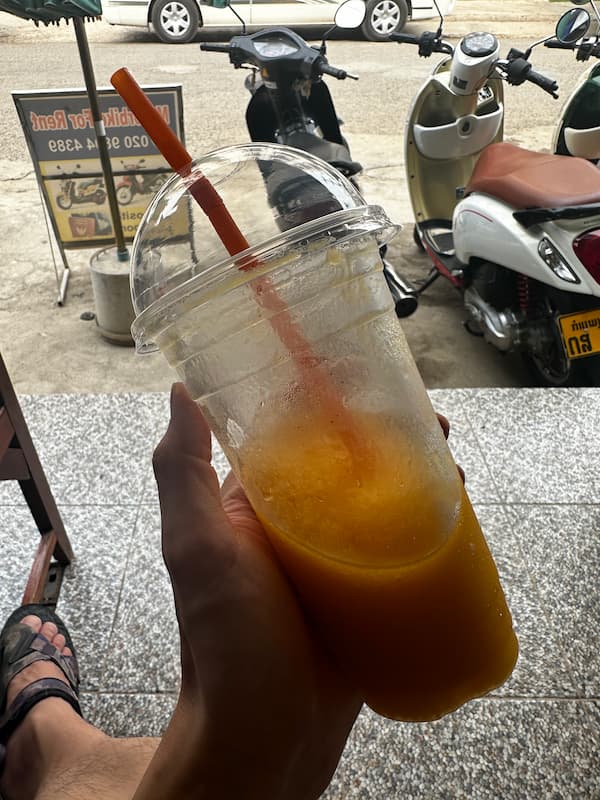 The drink for friend
