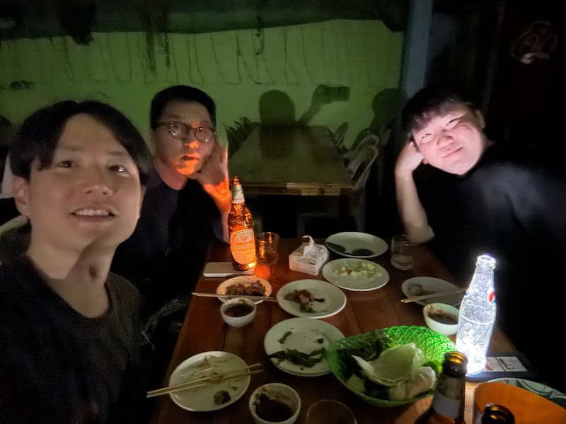 The group photo in Banking restaurant