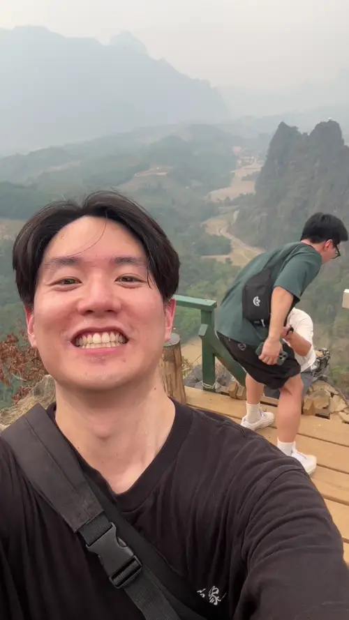 남싸이 전망대에서 친구들과의 단체 사진