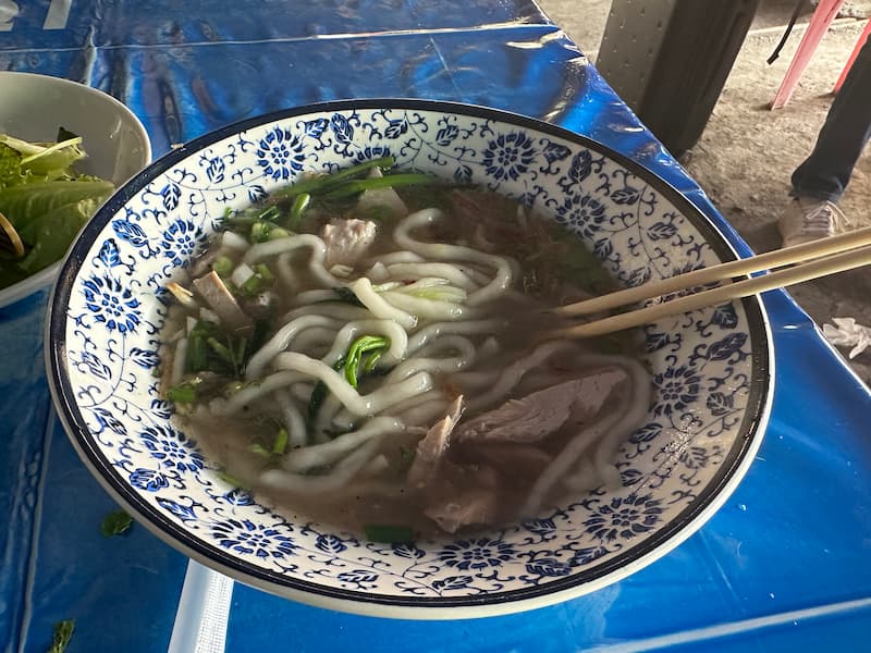 The lunch menu for friend