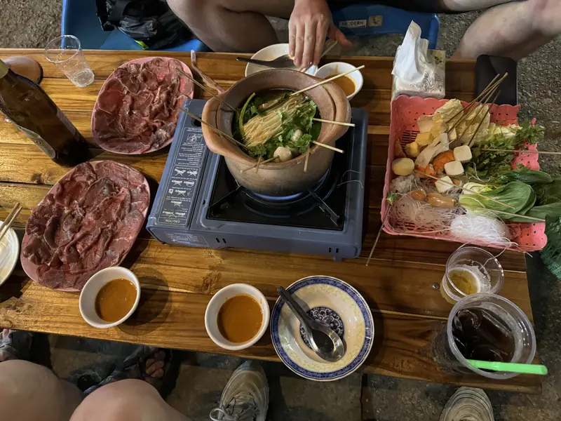 저녁 식사 한 상 차림