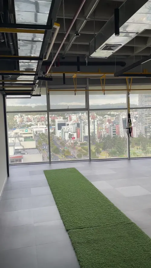 블로거가 한 달 정도 다닌 숙소 체육관