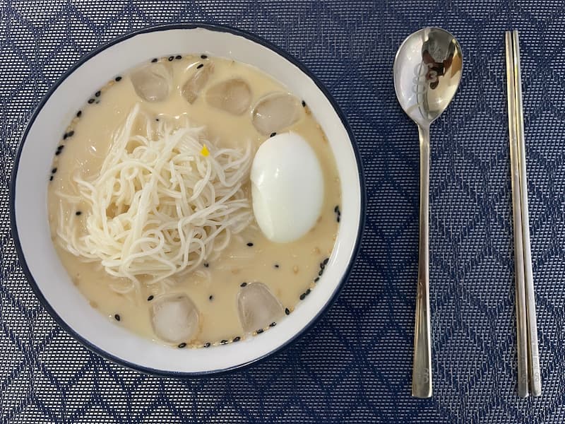 Korean cold soybean noodles