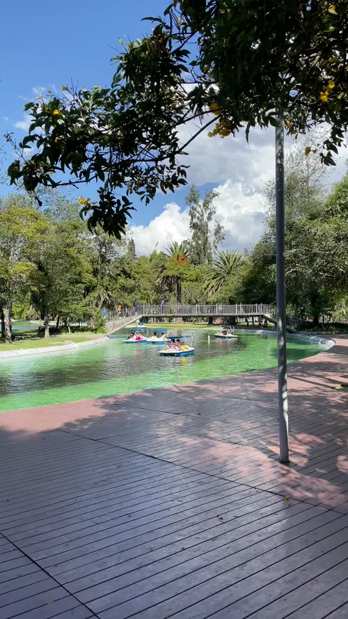 카롤리나 공원 내의 작은 호수