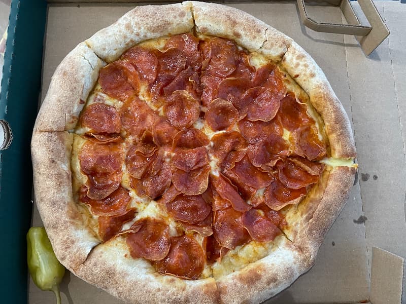 Pepperoni pizza