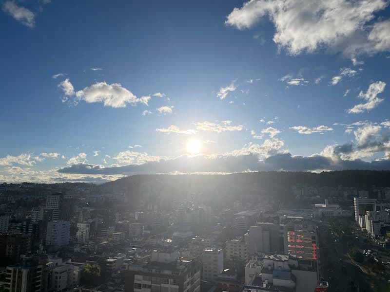 Glorious sunrise