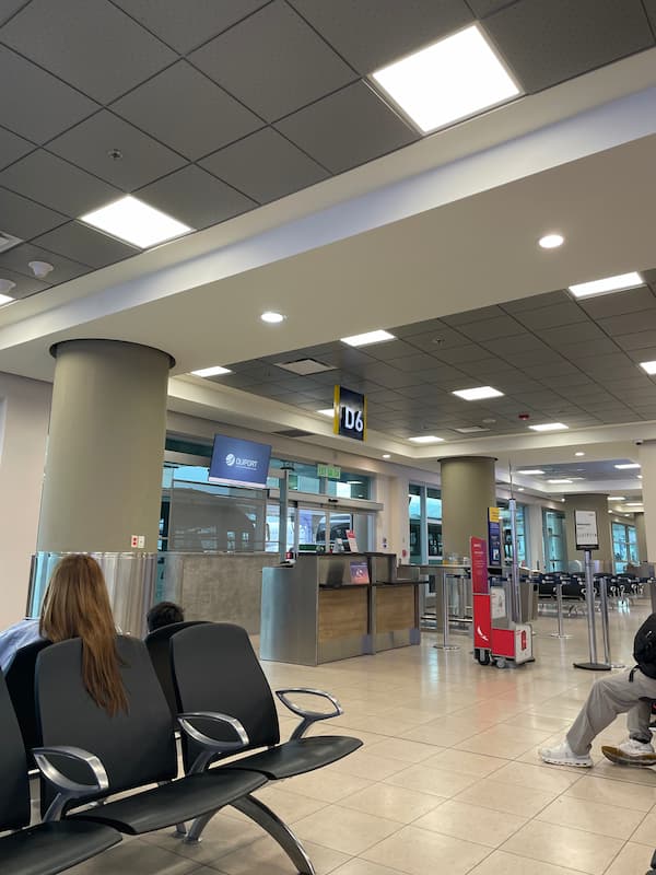 Domestic departure hall in Mariscal Sucre international airport