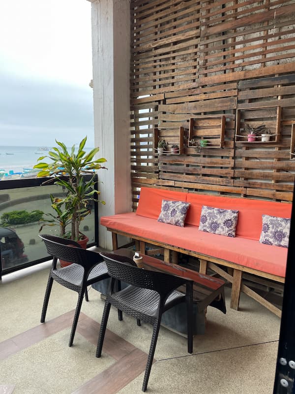 The balcony of Loft beach
