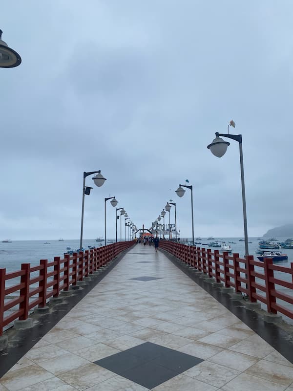 Puerto Lopez tourist pier