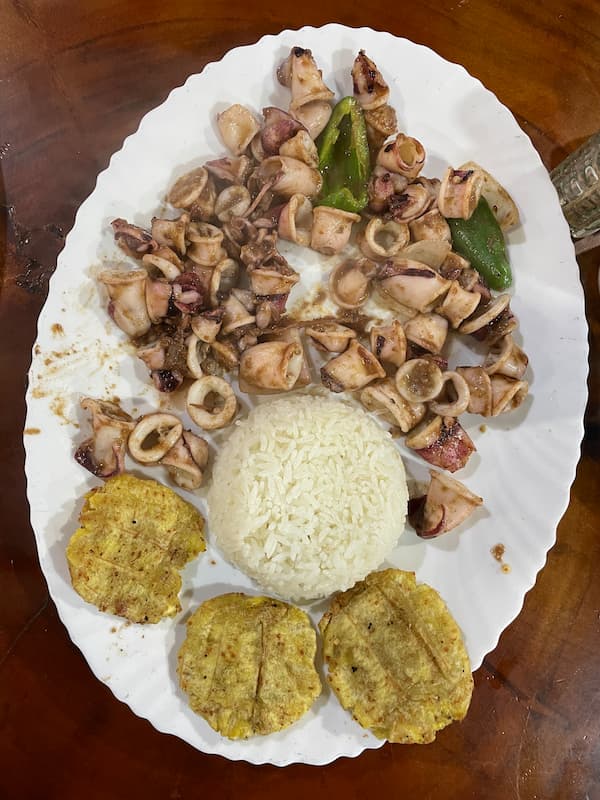 Calamar a la plancha