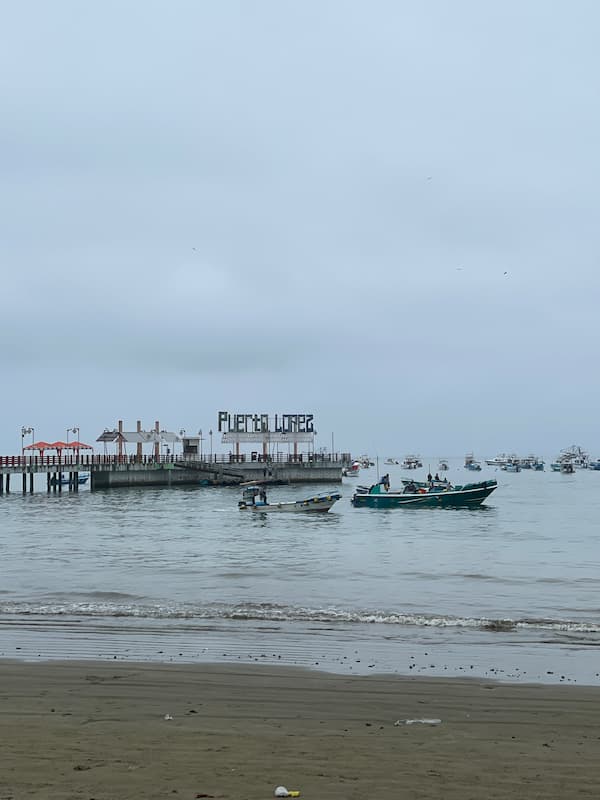 Fishers working from morning