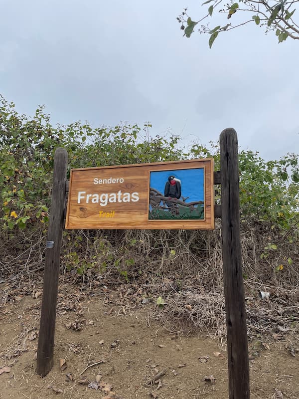 Fragata habitat sign