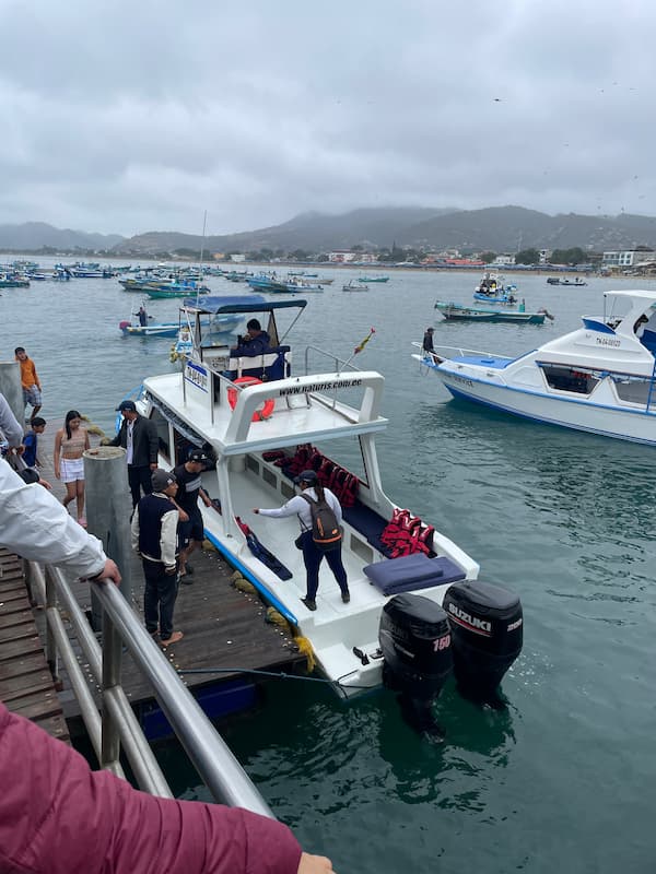The boat of tour company