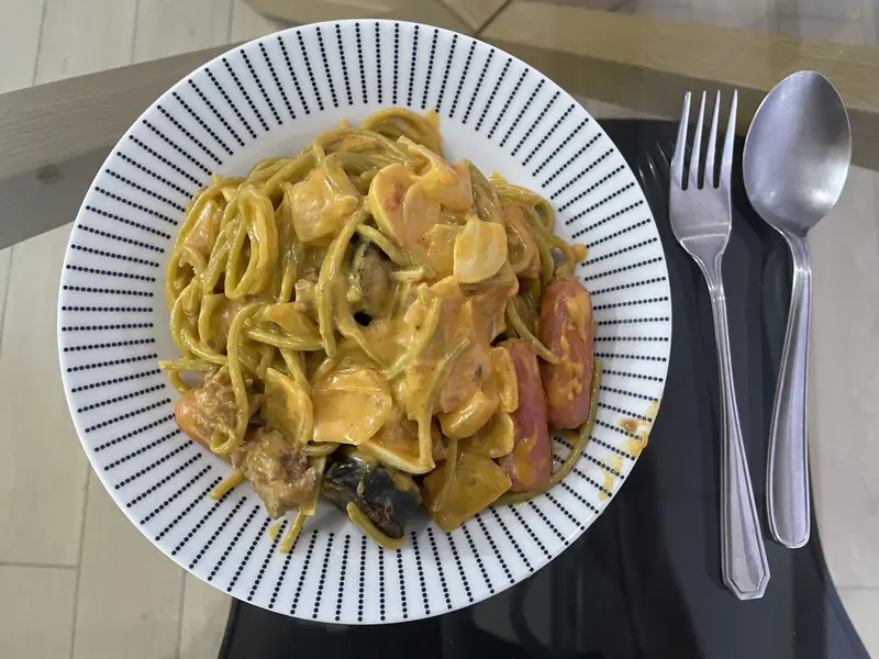 크림 마늘 파스타