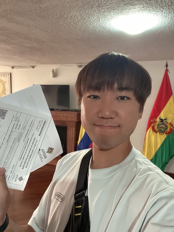 Blogger gotten Bolivia visa