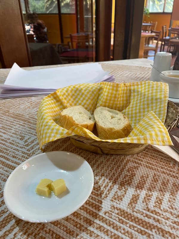 Bread before the meal