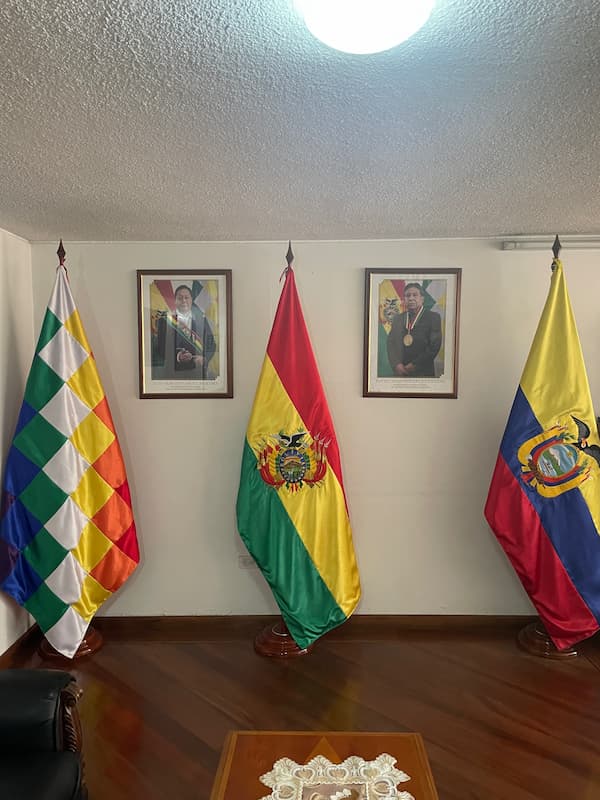 Second floor in Bolivia embassy