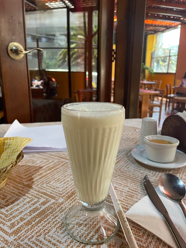 Vanilla milk shake