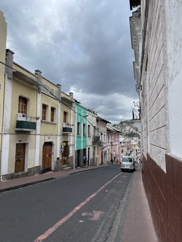 On the way to Juan Fogonero restaurant
