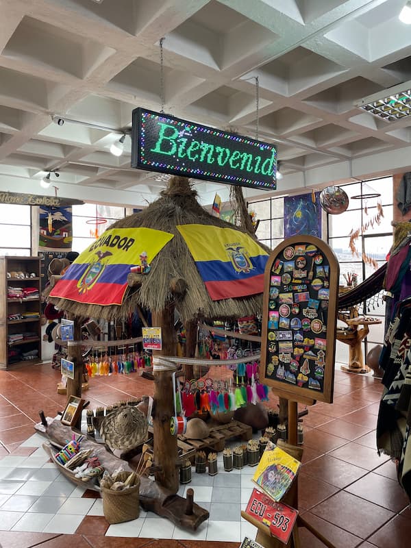 Souvenir shops at 10th floor