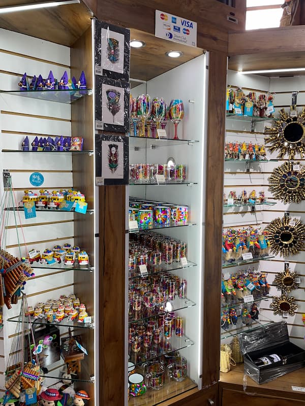 Souvenir shops at 10th floor