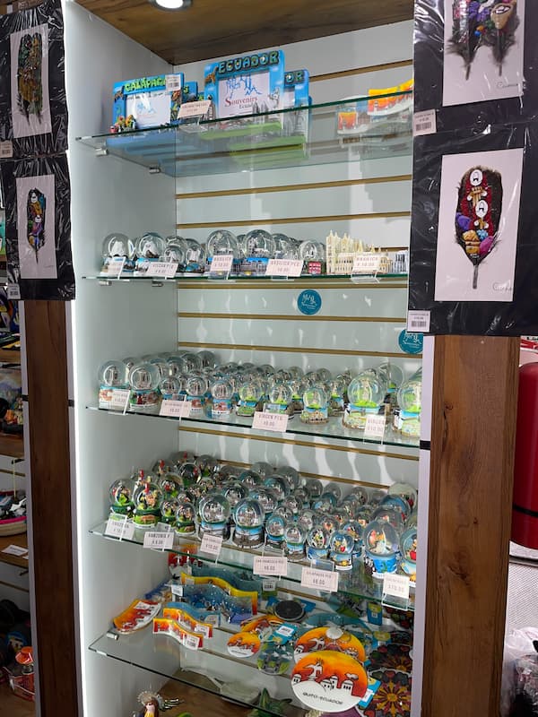 Souvenir shops at 10th floor