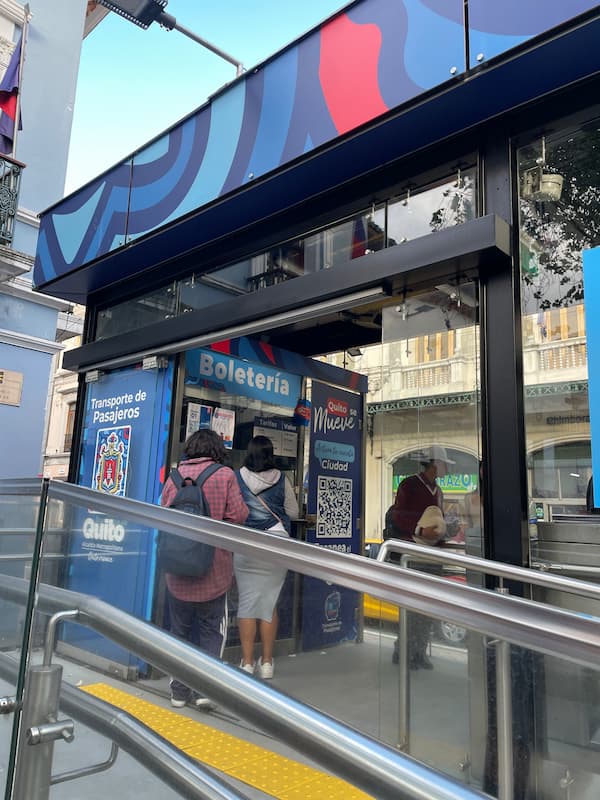 A ticket office for Trolleybus