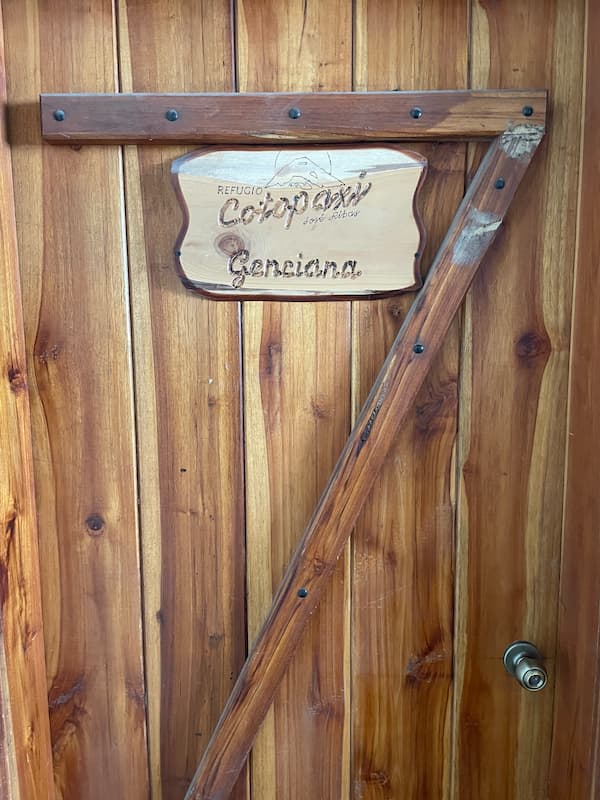 Dormitorio in refugio Cotopaxi