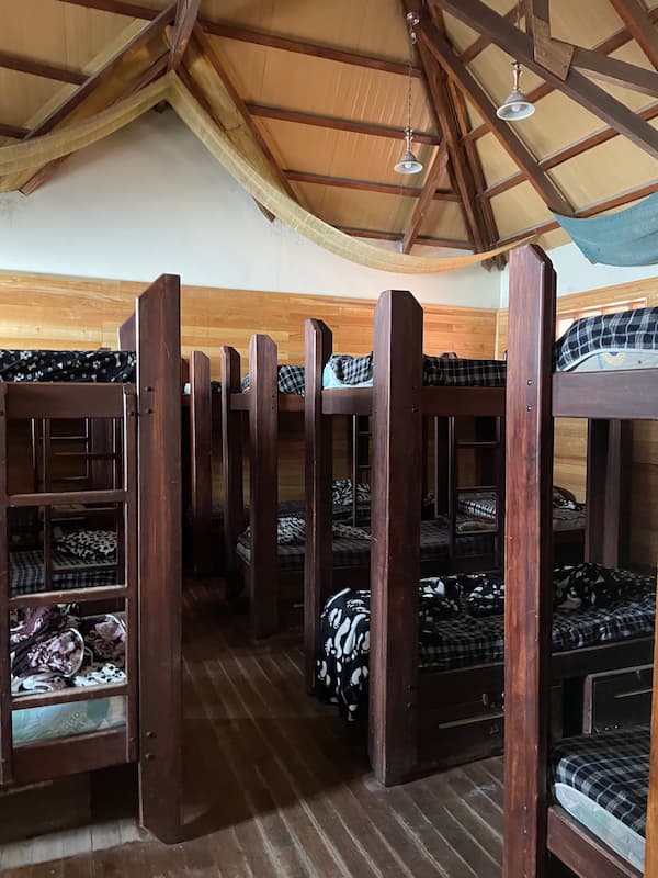 Dormitorio in refugio Cotopaxi