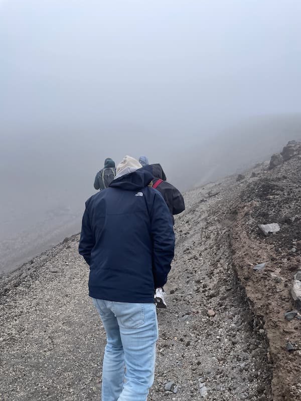 Hiking on Cotopaxi Volcano