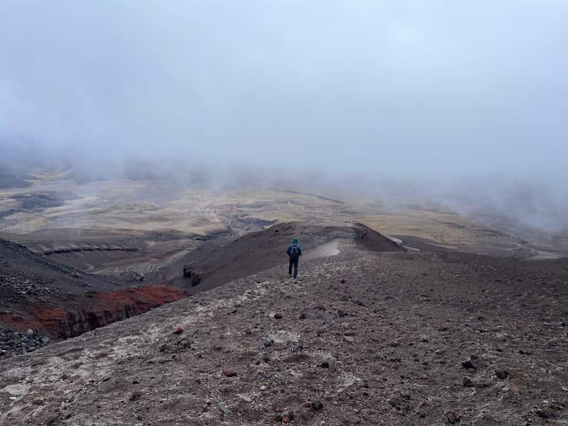 Hiking on Cotopaxi Volcano