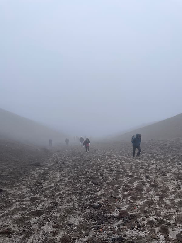 Hiking on Cotopaxi Volcano