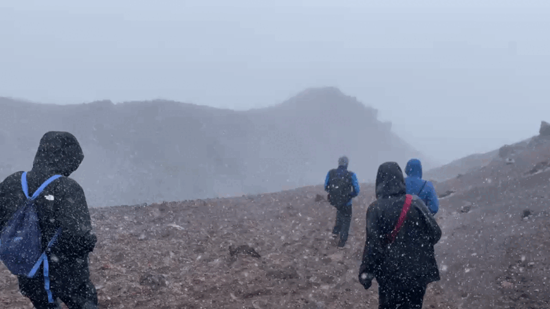Hiking on Cotopaxi Volcano