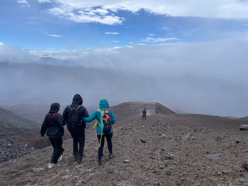Hiking on Cotopaxi Volcano
