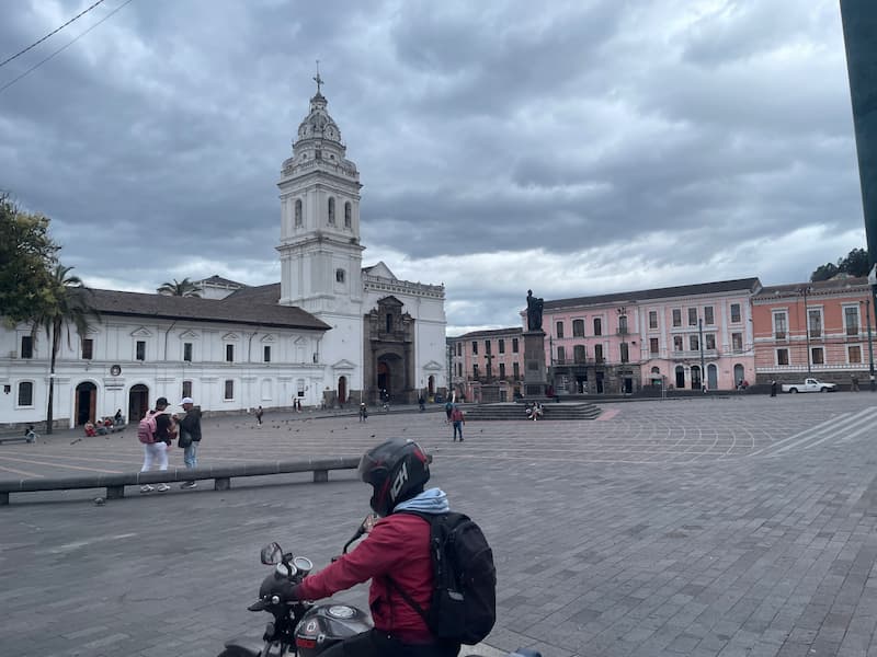 Old town in Quito