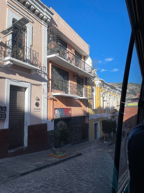 The street next to Secret garden tour company